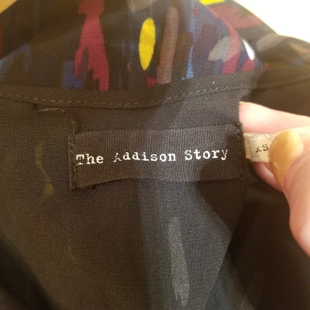 Anthropologie The Addison Story Sleeveless Printed Racerback Dress XS Boho - Picture 7 of 8